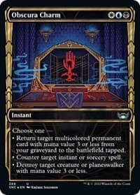 Obscura Charm (Gilded Foil) - Streets of New Capenna - Magic: The Gathering card