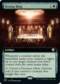 Boxing Ring (Extended Art) - Commander: Streets of New Capenna - Magic: The Gathering card