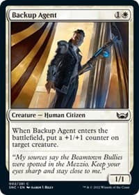 Backup Agent - Streets of New Capenna - Magic: The Gathering card
