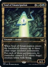 Soul of Emancipation (Gilded Foil) - Streets of New Capenna - Magic: The Gathering card