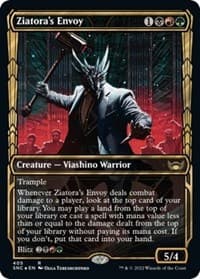 Ziatora's Envoy (Gilded Foil) - Streets of New Capenna - Magic: The Gathering card