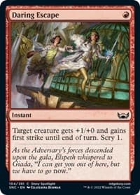 Daring Escape - Streets of New Capenna - Magic: The Gathering card