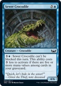Sewer Crocodile - Streets of New Capenna - Magic: The Gathering card