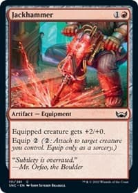 Jackhammer - Streets of New Capenna - Magic: The Gathering card