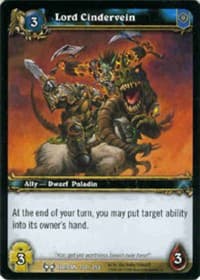 Lord Cindervein - The Hunt for Illidan - WoW card