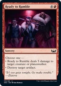 Ready to Rumble - Streets of New Capenna - Magic: The Gathering card
