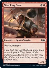 Wrecking Crew - Streets of New Capenna - Magic: The Gathering card