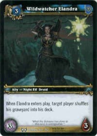 Wildwatcher Elandra - The Hunt for Illidan - WoW card