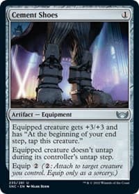 Cement Shoes - Streets of New Capenna - Magic: The Gathering card
