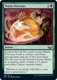 Warm Welcome - Streets of New Capenna - Magic: The Gathering card