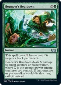 Bouncer's Beatdown - Streets of New Capenna - Magic: The Gathering card
