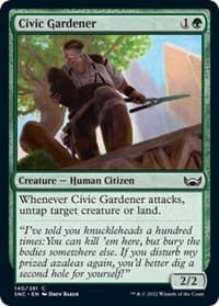 Civic Gardener - Streets of New Capenna - Magic: The Gathering card