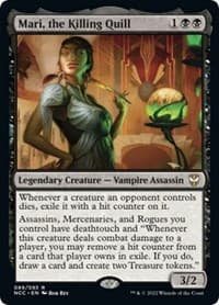 Mari, the Killing Quill - Commander: Streets of New Capenna - Magic: The Gathering card