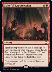 Spiteful Repossession - Commander: Streets of New Capenna - Magic: The Gathering card
