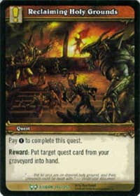 Reclaiming Holy Grounds - The Hunt for Illidan - WoW card