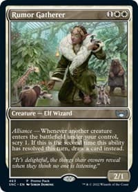 Rumor Gatherer - Promo Pack: Streets of New Capenna - Magic: The Gathering card