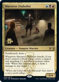 Maestros Diabolist - Prerelease Cards - Magic: The Gathering card
