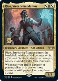Rigo, Streetwise Mentor - Prerelease Cards - Magic: The Gathering card