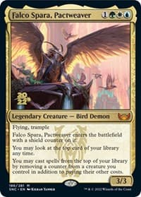 Falco Spara, Pactweaver - Prerelease Cards - Magic: The Gathering card