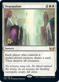 Depopulate - Prerelease Cards - Magic: The Gathering card