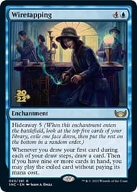 Wiretapping - Prerelease Cards - Magic: The Gathering card