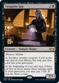 Sanguine Spy - Prerelease Cards - Magic: The Gathering card