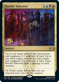 Hostile Takeover - Prerelease Cards - Magic: The Gathering card