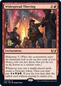 Widespread Thieving - Prerelease Cards - Magic: The Gathering card