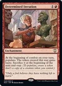 Determined Iteration - Commander: Streets of New Capenna - Magic: The Gathering card