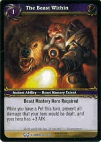 The Beast Within - The Hunt for Illidan - WoW card