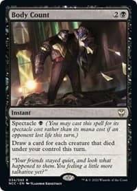 Body Count - Commander: Streets of New Capenna - Magic: The Gathering card