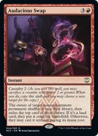 Audacious Swap - Commander: Streets of New Capenna - Magic: The Gathering card