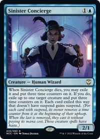Sinister Concierge - Commander: Streets of New Capenna - Magic: The Gathering card