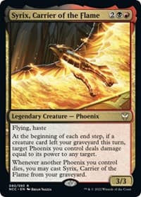 Syrix, Carrier of the Flame - Commander: Streets of New Capenna - Magic: The Gathering card