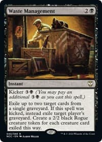 Waste Management - Commander: Streets of New Capenna - Magic: The Gathering card