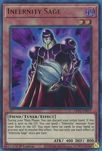 Infernity Sage - Ghosts From the Past: The 2nd Haunting - YuGiOh card