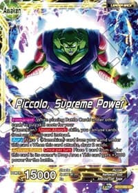 Piccolo // Piccolo, Supreme Power - Ultimate Squad - Dragon Ball Super: Masters card