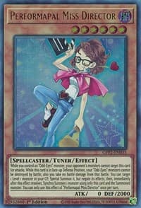 Performapal Miss Director - Ghosts From the Past: The 2nd Haunting - YuGiOh card