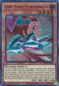 Time Thief Temporwhal - Ghosts From the Past: The 2nd Haunting - YuGiOh card
