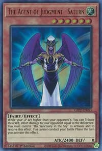 The Agent of Judgment - Saturn - Ghosts From the Past: The 2nd Haunting - YuGiOh card
