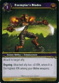 Exemplar's Blades - The Hunt for Illidan - WoW card