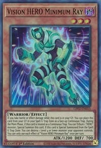 Vision HERO Minimum Ray - Ghosts From the Past: The 2nd Haunting - YuGiOh card