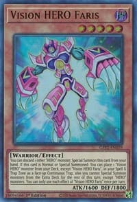 Vision HERO Faris - Ghosts From the Past: The 2nd Haunting - YuGiOh card