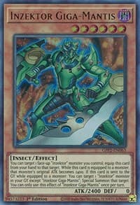 Inzektor Giga-Mantis - Ghosts From the Past: The 2nd Haunting - YuGiOh card