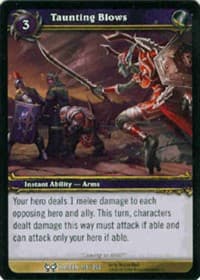 Taunting Blows - The Hunt for Illidan - WoW card