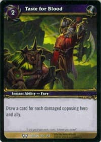 Taste for Blood - The Hunt for Illidan - WoW card