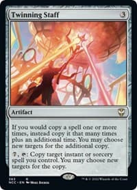 Twinning Staff - Commander: Streets of New Capenna - Magic: The Gathering card