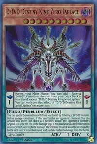 D/D/D Destiny King Zero Laplace - Ghosts From the Past: The 2nd Haunting - YuGiOh card
