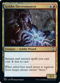 Goblin Electromancer - Commander: Streets of New Capenna - Magic: The Gathering card