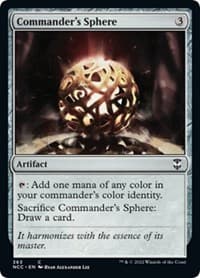 Commander's Sphere - Commander: Streets of New Capenna - Magic: The Gathering card